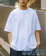 【SALE／10%OFF】FREAK'S STORE STORATECH/ストラテック ビッグシルエット ポケットTシャツ/抗菌/防臭/制…
