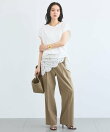 ツータックセンタープレスパンツ【接触冷感・吸水速乾】<セットアップ対応>