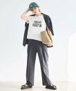 ツータックセンタープレスパンツ【接触冷感・吸水速乾】<セットアップ対応>