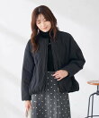 ノーカラー 中綿 ジャケット