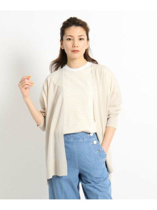 Dessin S L 細リブ切り替え着流しカーディガン Rakuten Fashion 楽天ファッション 旧楽天ブランドアベニュー Cu8561