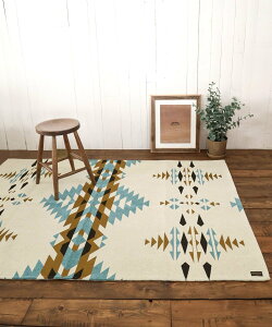 BAYFLOW �yPENDLETON(�y���h���g��)�z���O130×190 �x�C�t���[ �C���e���A�E�����G�� �J�[�y�b�g�E���O�E�}�b�g �l�C�r�[ ���b�h �z���C�g�y���������z