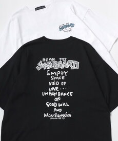 【SALE／10%OFF】Mark Gonzales マークゴンザレス Tシャツ ティーシャツ メンズ 半袖 バックプリント ラザル トップス カットソー・Tシャツ ブラック ホワイト