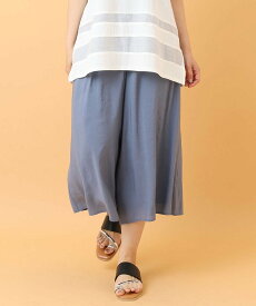 【SALE／40%OFF】eur3 【大きいサイズ/セットアップ対応可】シアーヴィンテージワイドパンツ エウルキューブ パンツ その他のパンツ ブルー ブラック【送料無料】