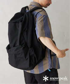 JOURNAL STANDARD relume 《追加予約》【SNOWPEAK / スノーピーク】別注 Everyday Use BackPack "Huge" ジャーナル スタンダード レリューム バッグ リュック・バックパック ブラック【送料無料】