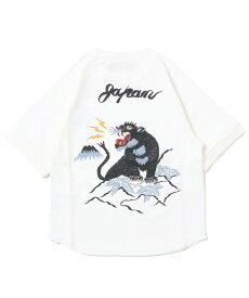 KRIFF MAYER (K)ウェットプロテクト半袖T(虎) クリフメイヤー トップス カットソー・Tシャツ グレー ネイビー ホワイト