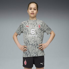 【SALE／30%OFF】PUMA キッズ 2025-26 ACミラン プレマッチ 半袖 シャツ プーマ スポーツ・アウトドア用品 その他のスポーツ・アウトドア用品 グレー【送料無料】