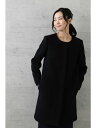 【SALE/40%OFF】NATURAL BEAUTY BASIC |美人百花 1月号掲載|プレミアムウールノーカラーコ ナチュラルビューティベーシック コート...