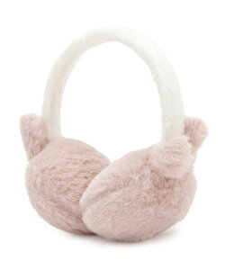 SHOO・LA・RUE フェイクファーアニマルイヤマフ シューラルー ファッション雑貨 イヤーマフ パープル ベージュ