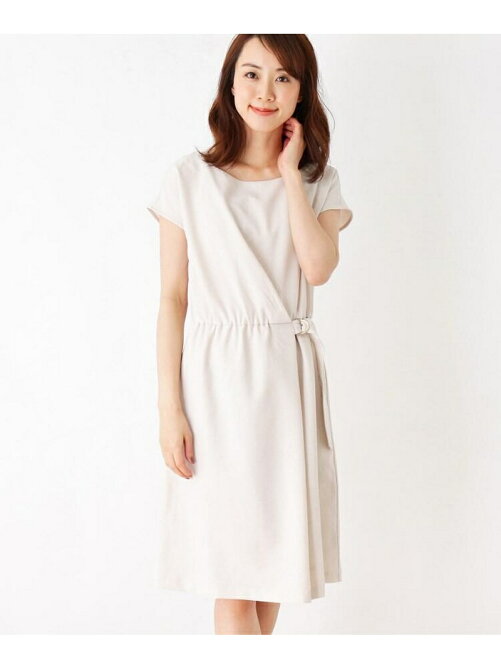 Index 洗濯機洗いok リネン調ラップ風ベルテッドワンピース Rakuten Fashion 楽天ファッション 旧楽天 ブランドアベニュー R