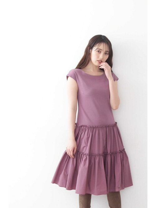 Jill By Jillstuart タフタティアードtワンピース Rakuten Fashion 楽天ファッション 旧楽天ブランドアベニュー 6562
