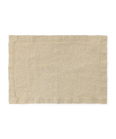 TOMORROWLAND HOME ウォッシャブルリネンテーブルマット トゥモローランド 食器・調理器具・キッチン用品 ランチョンマット・テーブルクロス ベージュ カーキグリーン ブルー レッド ブラック