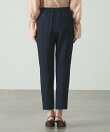【美シルエット・着用シワ軽減】ダブルクロススティックパンツ