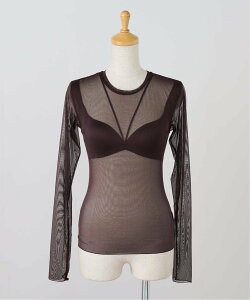 JOURNAL STANDARD �yNICENICE MOMENT / �i�C�X�i�C�X���[�����g�z MESH LS SHELL �W���[�i�� �X�^���_�[�h �C���i�[�E���[���E�F�A ���̑��̃C���i�[�E���[���E�F�A �u���b�N �u���E���y���������z