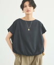ピーチタッチタックスリーブブラウス<セットアップ対応>