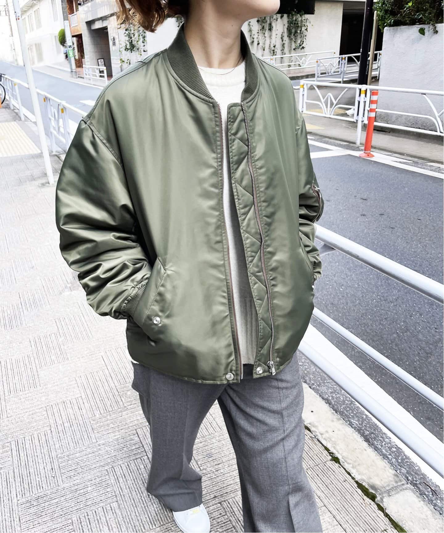 Spick & Span｜ナイロンツイルMA-1ジャケット | Rakuten Fashion(楽天 