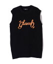 glamb Thermal Knit Tank Top グラム トップス ノースリーブ・タンクトップ ブラック ホワイト【送料無料】