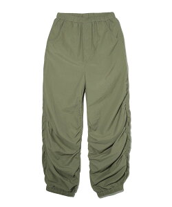 �ySALE�^50%OFF�zMILKFED. SIDE GATHER PANTS �~���N�t�F�h �p���c ���̑��̃p���c �J�[�L�O���[�� �u���b�N �x�[�W���y���������z