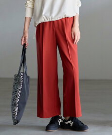 【SALE／50%OFF】ANY 【LEE掲載/6サイズ展開/裏起毛/ウエストゴム】ウォームワイドパンツ エニィ パンツ その他のパンツ ブラック オレンジ グレー ブラウン ホワイト