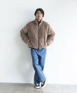 撥水リバーシブルスタンドブルゾン