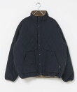撥水リバーシブルスタンドブルゾン
