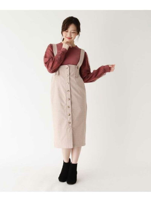Its Demo チェック柄ペンシルジャンパースカート Rakuten Fashion 楽天ファッション 旧楽天ブランドアベニュー Bu9564