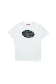 【SALE／40%OFF】DIESEL キッズ Tシャツ ロゴ ディーゼル トップス カットソー・Tシャツ ホワイト【送料無料】