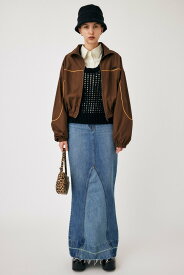 MOUSSY MERMAID DENIM ロングスカート マウジー スカート その他のスカート ブラック ブルー【送料無料】