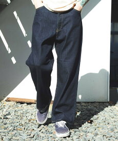 MR.OLIVE RINSE WASH 8oz DENIM / 5 POCKET WIDE JEANS ミスターオリーブ パンツ ジーンズ・デニムパンツ ブルー ブラック ホワイト【送料無料】