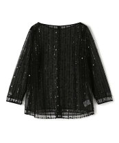 BALLSEY ボールジィ ジャガード プルオーバーブラウス 