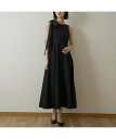 【SALE／30%OFF】Rouge vif la cle 【一部店舗限定】肩リボンロングワンピース ルージュ・ヴィフ ラクレ ワンピース・ドレス シャツワンピース ブラック ベージュ【送料無料】