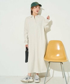 【SALE／40%OFF】FREAK'S STORE 襟付き ポロ ワンピース【限定展開】 25AW フリークスストア ワンピース・ドレス ワンピース ブラック ネイビー グレー グリーン【送料無料】