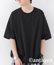 【antiqua】アンティカ バスク Tシャツ トレーナー レディース トップス NA-00487