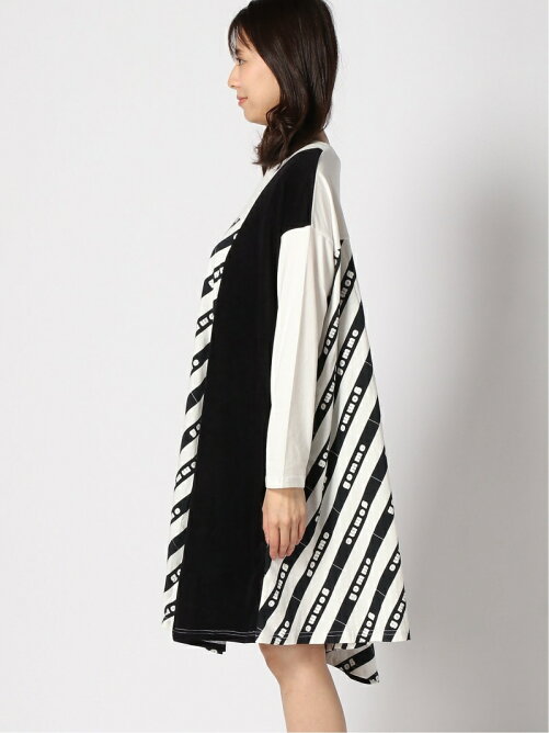 Gomme Gomme W Gロゴストライプ天竺 フレアワンピース Rakuten Fashion 楽天ファッション 旧楽天ブランドアベニュー Bw6565