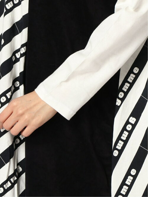 Gomme Gomme W Gロゴストライプ天竺 フレアワンピース Rakuten Fashion 楽天ファッション 旧楽天ブランドアベニュー Bw6565