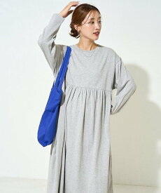 【SALE／20%OFF】FREAK'S STORE ウエスト ギャザー 切り替え ワンピース【限定展開】 25AW フリークスストア ワンピース・ドレス ワンピース ブラウン グレー ブラック ブルー ピンク【送料無料】