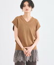 コットンリネンVベスト