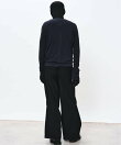 NOCTO ARCHIVE/ノクト アーカイブ Curve Panel Rib Cardigan