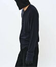 NOCTO ARCHIVE/ノクト アーカイブ Curve Panel Rib Cardigan
