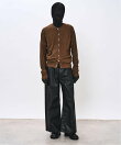 NOCTO ARCHIVE/ノクト アーカイブ Curve Panel Rib Cardigan