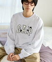 GAP 別注 アーチロゴ ×キャット 裏起毛 スウェット 限定展開 フリークスストア トップス スウェット・トレーナー ブ…