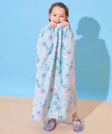 【SALE／5%OFF】devirock ガールズラップタオル 80cm 子供服 キッズ 女の子 タオル ラップタオル 26SS デビロック 水着・スイムグッズ その他の水着・スイムグッズ ブルー ピンク