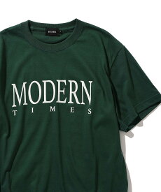 【SALE／50%OFF】BEAMS T BEAMS / MODERN TIMES Tシャツ ビームス アウトレット トップス カットソー・Tシャツ グレー グリーン