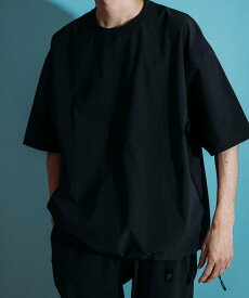 URBAN RESEARCH 『XLサイズあり』『撥水』SOLOTEX STRETCH SHORT-SLEEVE T-SHIRTS アーバンリサーチ トップス カットソー・Tシャツ ブラック グレー【送料無料】