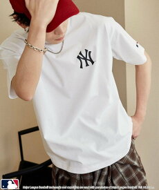 【SALE／30%OFF】PUBLUX ＜機能性素材＞別注 MLB タイポグラフィ ロゴTシャツ 限定展開 フリークスストア トップス カットソー・Tシャツ ブルー ネイビー グレー ブラウン ブラック ホワイト【送料無料】