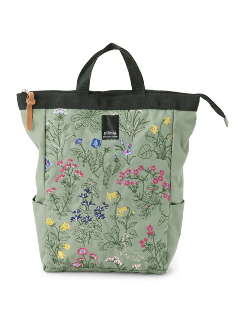 Hakka Glanta フラワーフォレスト刺しゅうトート型リュック取り外しポーチ付き Rakuten Fashion 楽天ファッション 旧楽天ブランドアベニュー Az7567