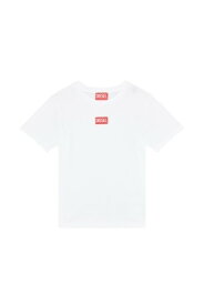 【SALE／30%OFF】DIESEL キッズ Tシャツ ロゴ シンプル ディーゼル トップス カットソー・Tシャツ ホワイト グレー【送料無料】