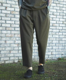 MR.OLIVE FIELDSENSOR PANAMA JERSEY / 2TACK TAPERED EASY PANTS ミスターオリーブ パンツ ジャージ・スウェットパンツ グリーン ブラック【送料無料】