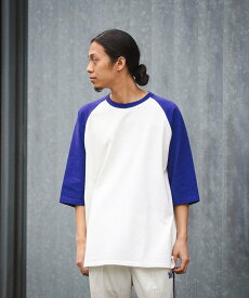 【SALE／30%OFF】BEAMS BEAMS / ルーズフィット ベースボール Tシャツ ビームス アウトレット トップス カットソー・Tシャツ レッド ブラック パープル【送料無料】