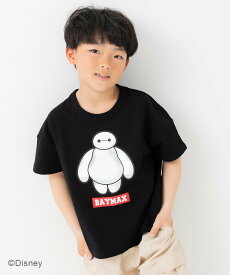 Disney ＜ベイマックス＞半袖Tシャツ チルツー トップス カットソー・Tシャツ ホワイト ブラック